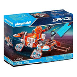 Brinquedo Playmobil Guarda Espacial Space Sunny 70673 Cor Vermelho