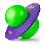 Brinquedo Pogobol Pula Pula Clássico Roxo E Verde Estrela Forma Bola