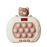 Brinquedo Pop It Eletrônico Com Sensor E Led, Fidget Toy, 6 Modos, 999 Levels - Quick Push Game (urso)