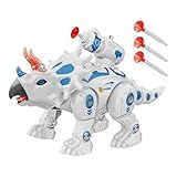 Brinquedo Robo Dinossauro Lanca