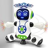 Brinquedo Robô Musical 360 Graus Com Som E Luz Ótimo Presente