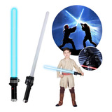 Brinquedo Sabre Espada De Luz Star Wars Com Som E Luz Cor Colorido