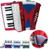 Brinquedo Sanfona Infantil 8 Baixos Semiprofissional Musica