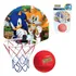 Brinquedo Tabela Basquete Infantil Sonic Cesta E Bola Lider