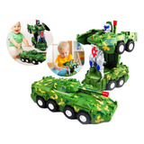 Brinquedo Tank Armored Car Tanque De Guerra Anda Luzes Som