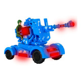 Brinquedo Tanque Militar Azul