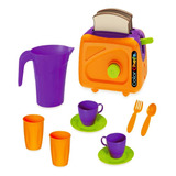 Brinquedo Torradeira Color Chefs Infantil   Usual Brinquedos