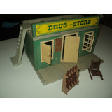 Brinquedo Troll-playmobil Velho Oeste-drug Store-raro Ano 80