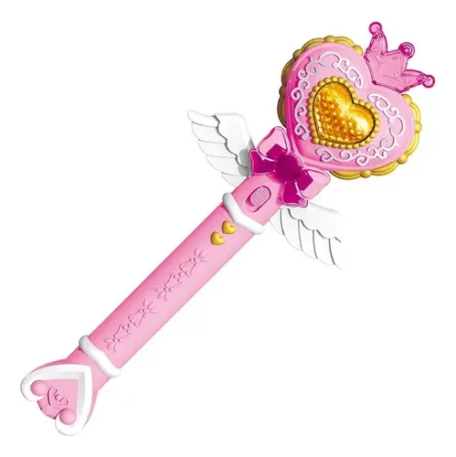 Brinquedo Varinha Magica Rosa