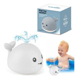 Brinquedos Para Banho Bebe De Baleia Brilha  Esguicha Água