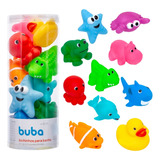 Brinquedos Para Banho Piscina Bebe Infantil Aquático Buba Cor Oceano