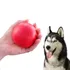 Brinquedos Para Cachorro Bola Para Cachorro Raça Grande 80mm Cor Vermelho Big Bull Pet Bola Pula Pula