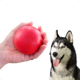 Brinquedos Para Cachorro Bola Para Cachorro Raça Grande 80mm Cor Vermelho Big Bull Pet Bola Pula Pula