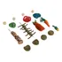 Brinquedos Rabbit Chew String Pendurando Wood Grass Ball Loo