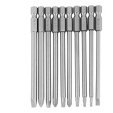 Brocas De Chave De Fenda 10 Peças 100 Mm 1 4 Hex Shank Best
