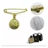 Broche Alfinete Abre Fecha Anjo Da Guarda Folheado Ouro 18k