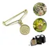 Broche Alfinete Abre Fecha São Bento Folheado Ouro 18k
