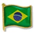 Broche Bandeira Do Brasil Pin Botton Metal Esmaltado