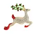 Broche Bijuteria Brilho Luxo Strass Rena Natal   Ag1726