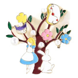 Broche Bijuteria Luxo Alice