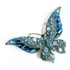 Broche Bijuteria Luxo Degradê Borboleta Refinada  A2160