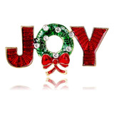 Broche Bijuteria Luxo Natal