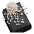 Broche Bijuteria Luxo Pérola Refinada Camisa Evento 4s0643