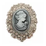 Broche Camafeu Retro Maravilhoso
