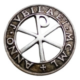 Broche Catolico Antigo Anno
