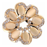 Broche Com Strass E