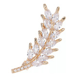 Broche De Planta Strass