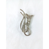Broche Em Metal Branco