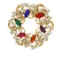 Broche Feminino Strass Delicado Roupa Lenço Alfinete