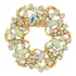 Broche Feminino Strass Delicado Roupa Lenço Alfinete
