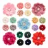 Broche Flor De Cetim Com Pérolas Camélia
