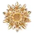 Broche Flor De Margarida Cristais Strass Super Luxo Vintage