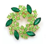 Broche Guirlanda De Cristais