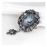 Broche Luxo Camafeu Madreperola
