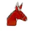 Broche Para Chapéus E Camisas Muladeiro Cor Vermelho Mula