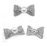 Broche Perola Com Strass