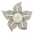 Broche Strass E Pérola Flor Akasaki Brg0063