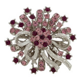 Broche Strass Flor Akasaki
