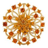 Broche Strass Flor Akasaki