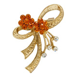 Broche Strass Lacinho Brg16992