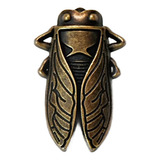 Broche Vintage Cigarra Inseto