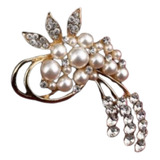 Broche Vintage Folhas De