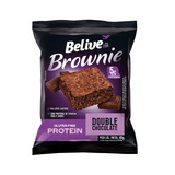 Brownie Protein Double Chocolate Com 10 Un   Belive
