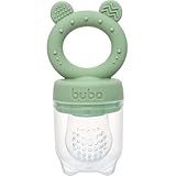 Buba  Porta Frutinhas Em Silicone Ursinho Verde