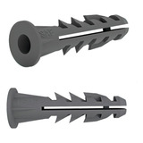 Bucha De Parede 6mm Plastica Com Anel Kit Com 1000 Un Usaf Convencional