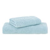 Buddemeyer Jogo De Toalhas Botanique Extra Soft 2 Unidades Cor Verde